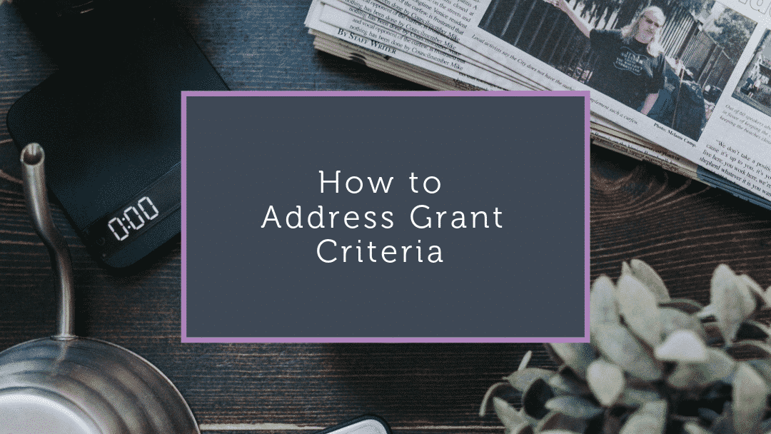 Grant Criteria