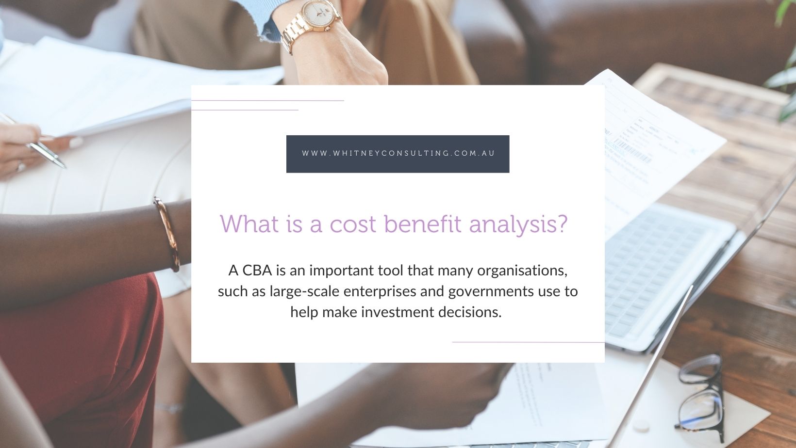 cost benefit analysis